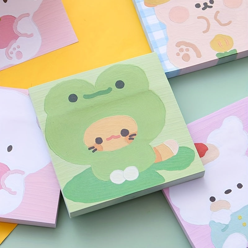 3D Cartoon Sticky Notes for Students & Memos