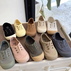 Girls Canvas Casual Skate Shoes Walking Sneakers