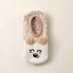 Women's Fuzzy Christmas Slipper Socks