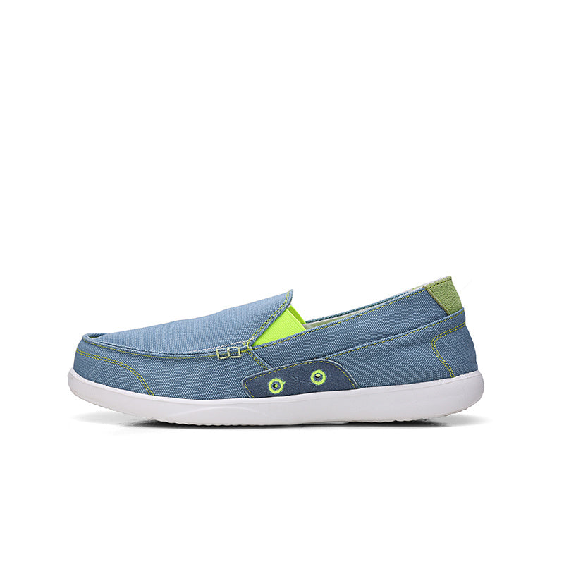 Men's Canvas Loafer Shoes Lightweight Slip On Casual Shoes