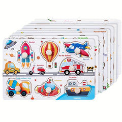 Wooden Hand Scratching Board Animal Cognitive Puzzle