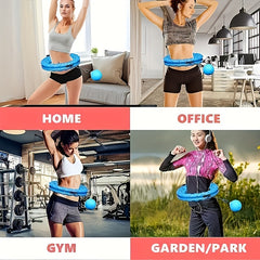 Adjustable Fitness Hoop for Women & Men Outdoor Yoga Pilates Training