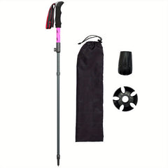 Portable Aluminum Hiking Pole with Enhanced Stability