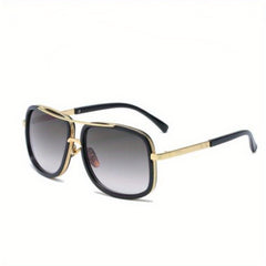 Men's Large Frame Double Beam Sunglasses for Outdoors