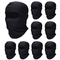 9pcs Ski Mask Full Face Cover UV Protection Balaclava Winter Neck Gaiter