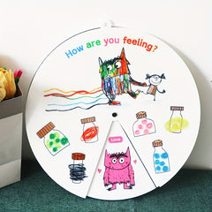 Large Emotion Wheel Teaching Aid for Classroom