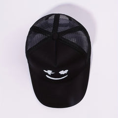 Smiling Face Baseball Cap Trucker Hat Unisex Adjustable Dad Hats