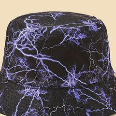 Men's Purple Lightning Bucket Hat