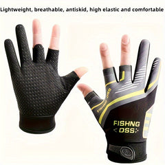 Breathable Fishing Gloves Anti Skid Gloves UV Protection Men Women Outdoor