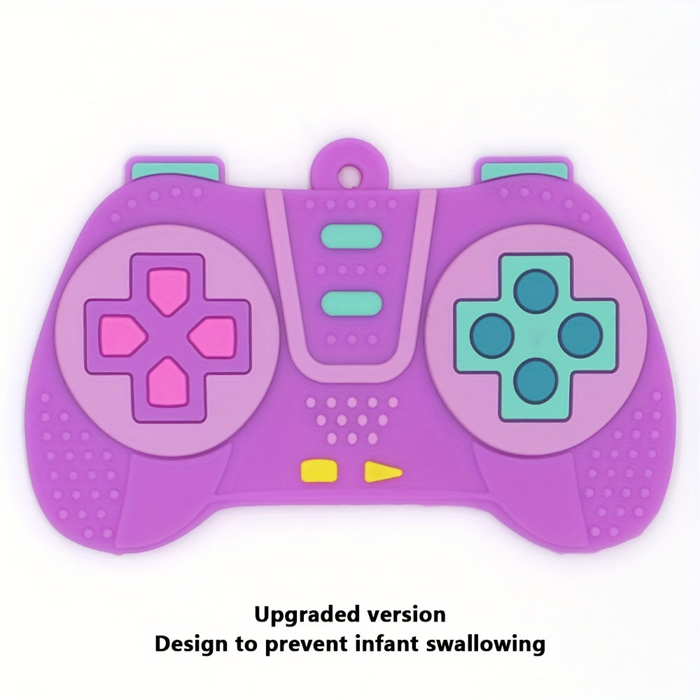 Silicone Teething Toy Game Controller Shape for Babies 6-24 Months