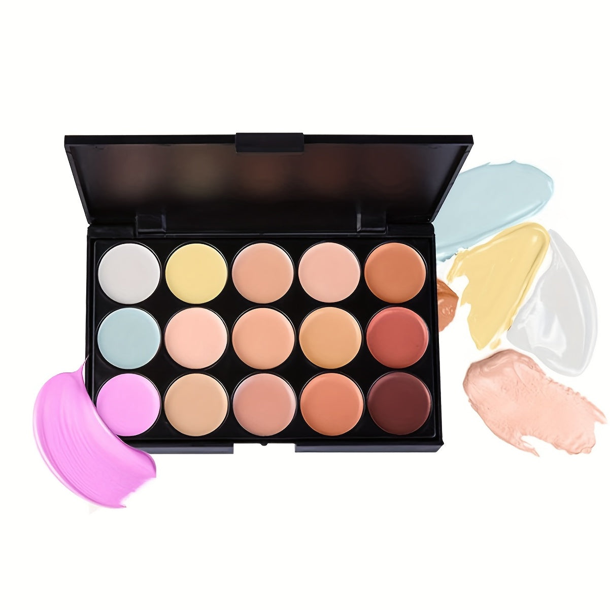 15 Colors Concealer Palette High Pigmented Long Lasting Cream