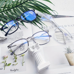 Men's Decorative Glasses Anti Light Reading Glasses