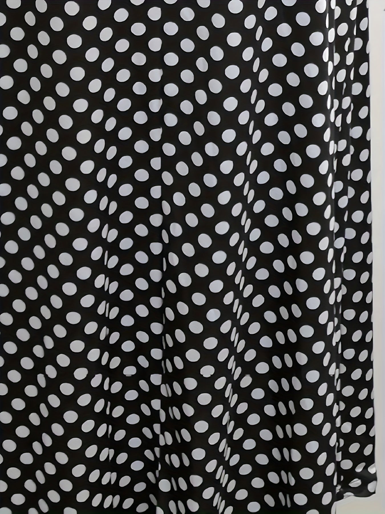 Colorblock Dot Print Maxi Dress
