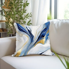Marble Stripe Flannel Pillowcase for Sofas & Office Chairs