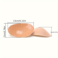 2pcs Invisible Silicone Shoulder Pads Removable Reusable Self adhesive