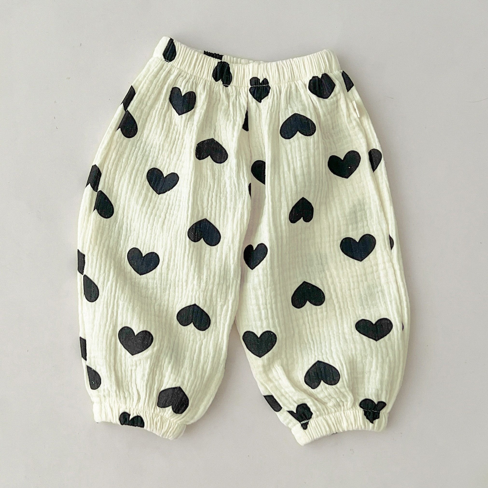 Baby Girls Casual Elastic Waist Pants with Assorted Designs