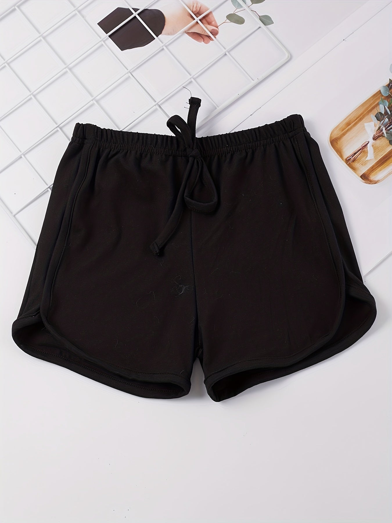 Toddler Girls Bow Elastic Waist Casual Track Shorts Kids Summer Clothes