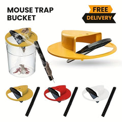 Reusable Mouse Trap Bucket Flip And Slide Style Humane Mouse Trap