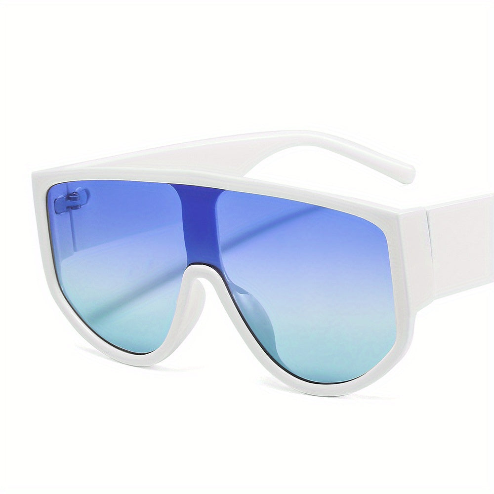Y2K Gradient Shield Sunglasses UV400