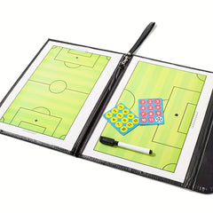 Portable Strategy Coach Board Soccer Basketball Coaches Clipboard