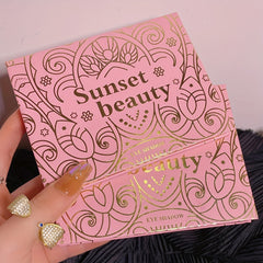 12 Colors Amorous Rose Eyeshadow Palette with Highlighting & Contouring