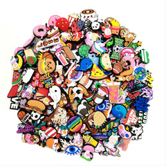 Assorted Funny Shoe Charms Decoration - 101pcs