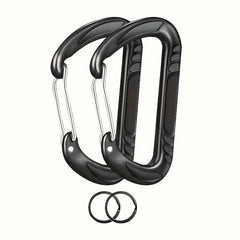 2pcs 12KN Aluminum D-ring Buckle for Camping