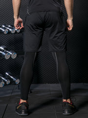 Men's Stretch Compression Pants Gym Leggings Lightweight Quick Dry