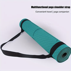 Portable Yoga Mat Storage Strap with Resistance Belt