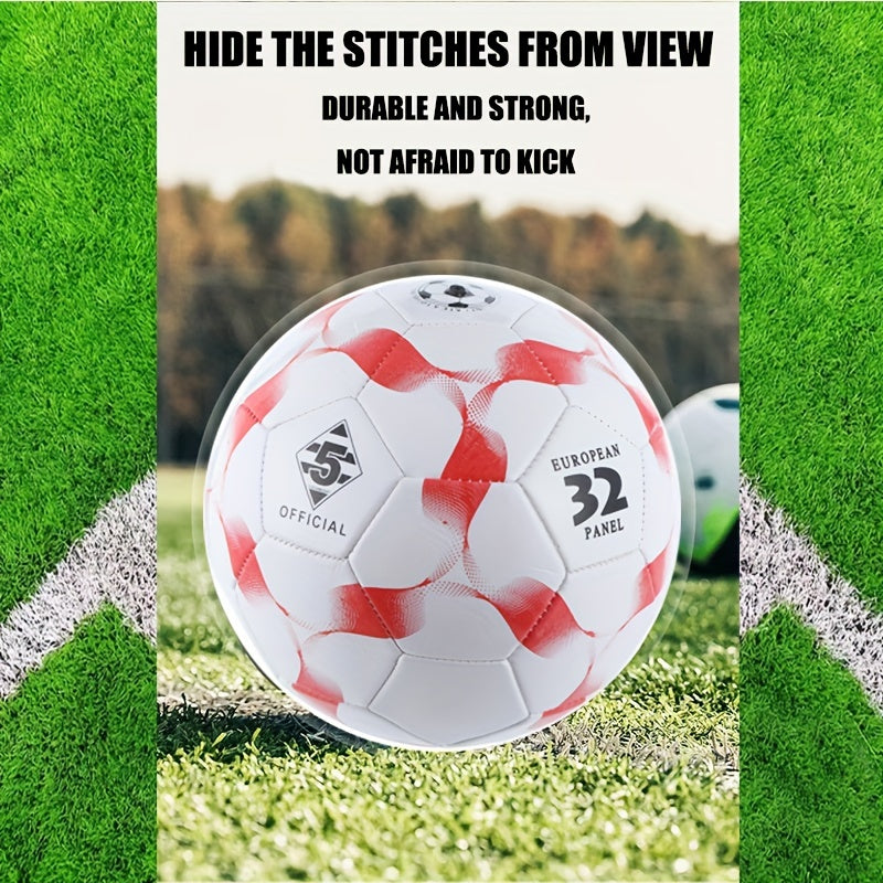 Professional Game Training Football No 5 Soft Leather Soccer Ball