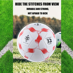 Professional Game Training Football No 5 Soft Leather Soccer Ball