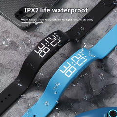 Multifunctional Sports Watch Soft Silicone Strap Lightweight Vibration Alarm Uni