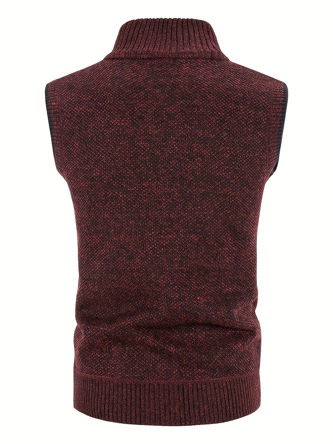 Knitted Sleeveless Cardigan Sweaters Men's Vests for Fall Winter