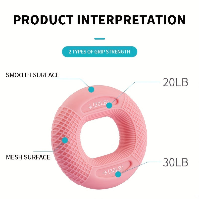 80LB Hand Muscle Training Silicone Ring for Home Gyms