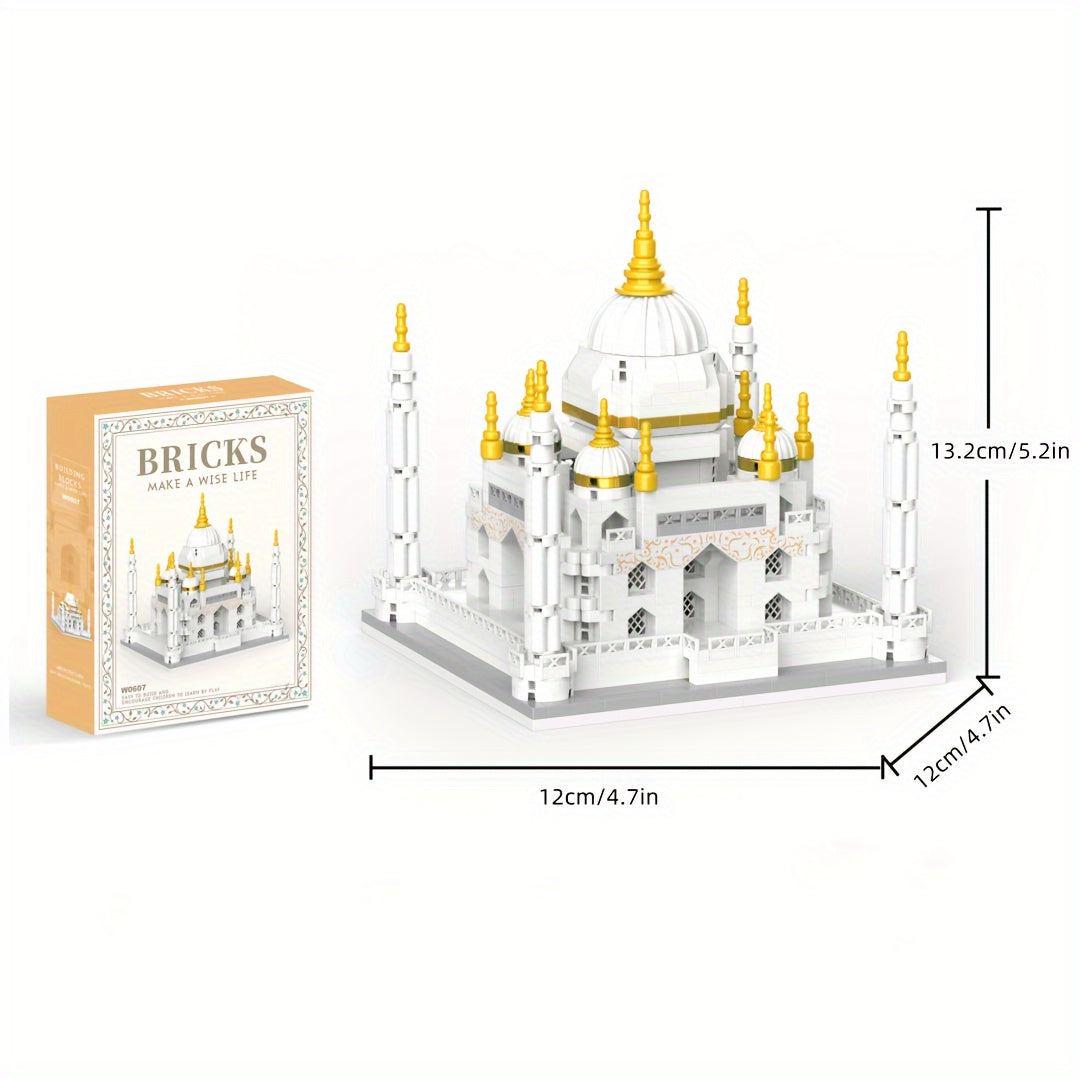 1100 pcs Taj Mahal Castle micro diamond building blocks