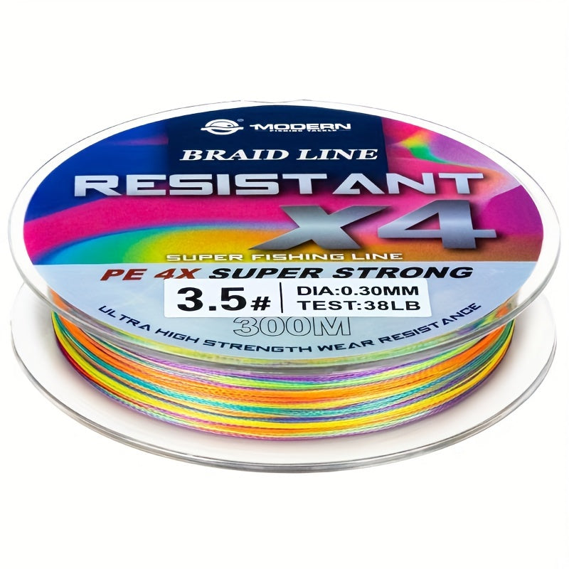 300M PE Braid Fishing Line 4 Strands 80LB Multifilament Cord
