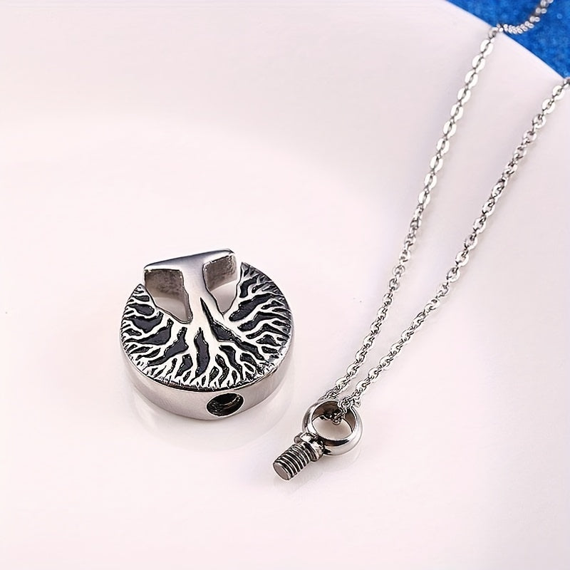 Tree of Life Urn Necklace for Ashes - Memorial Jewelry for Women and Men