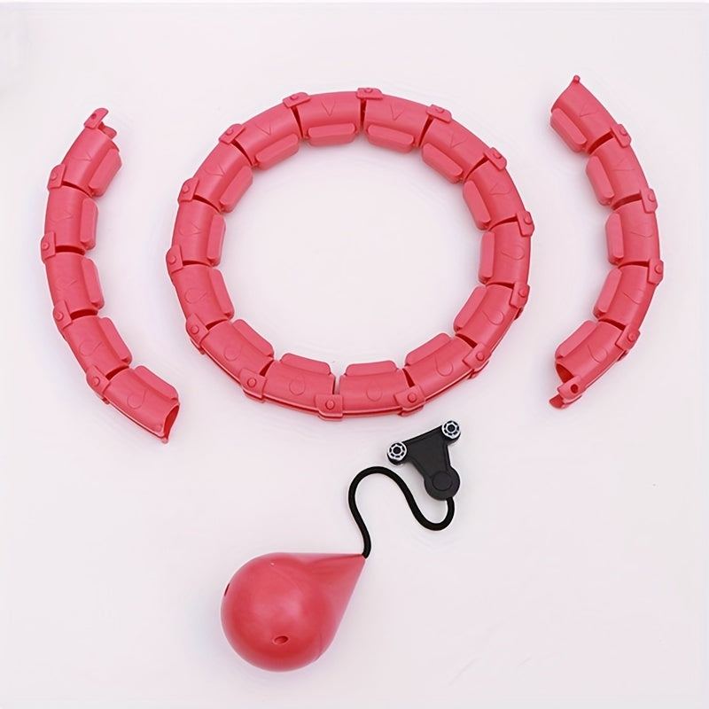 Detachable 24 Sections Fitness Hoop Solid Ball Pilates Workout Equipment