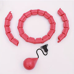 Detachable 24 Sections Fitness Hoop Solid Ball Pilates Workout Equipment