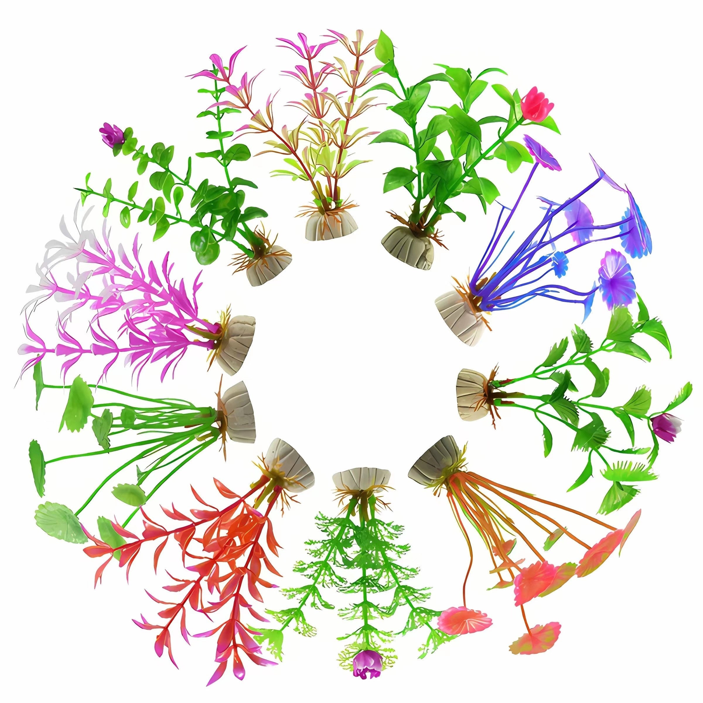 Artificial Aquatic Plants for Fish Tank Simulation