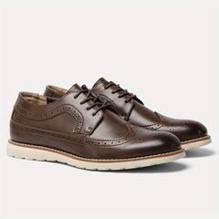 Men's Brogue Low Top Dress Shoes Non Slip Formal Shoes