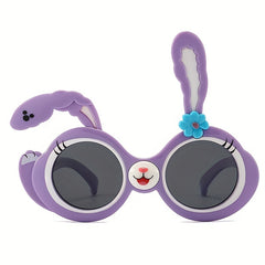 Cartoon Rabbit Polarized Sunglasses UV Protection for Kids