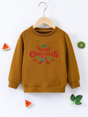 Christmas Style Boys Sweatshirt Kids Long Sleeve Pullover For Winter