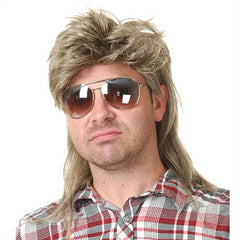 Men's Mid-Length Wig Hair Extension for Parties