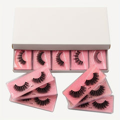 Natural Effect Faux Mink Hair False Eyelashes