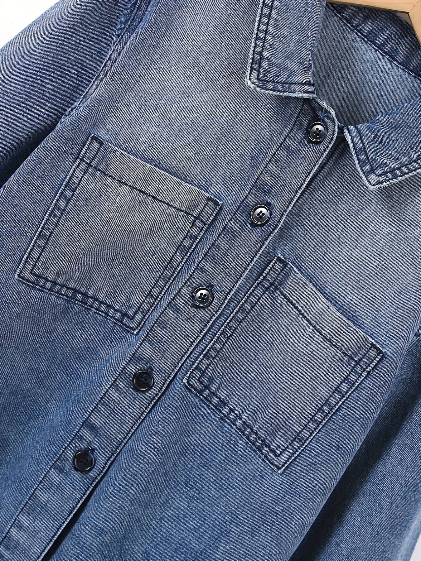 Boys Casual Denim Jacket Button Down