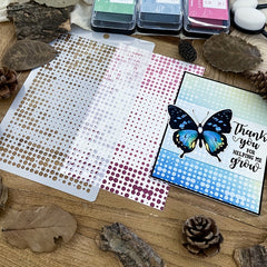 Round Hole Background Stencils Shoe Stencils Graffiti Stencils DIY Art Stencils