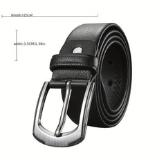 PP3107 Men's Leather Belt Pin Buckle Casual Versatile Belt