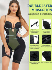 Sports Cami Shapewear Tummy Control Body Shaper Waist Trainer Romper
