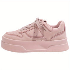 HUANQIU Lace-up Skate Shoes Non Slip Sports Sneakers